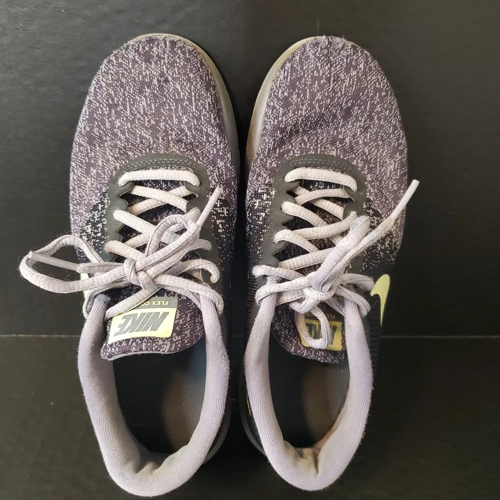 Nike Flex Contact Women's‎ Shoes Size  US 7 EU 38 Dark Obsidian Volt